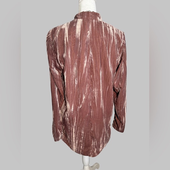 Free People Pink Velvet Blazer - Picture 3 of 9